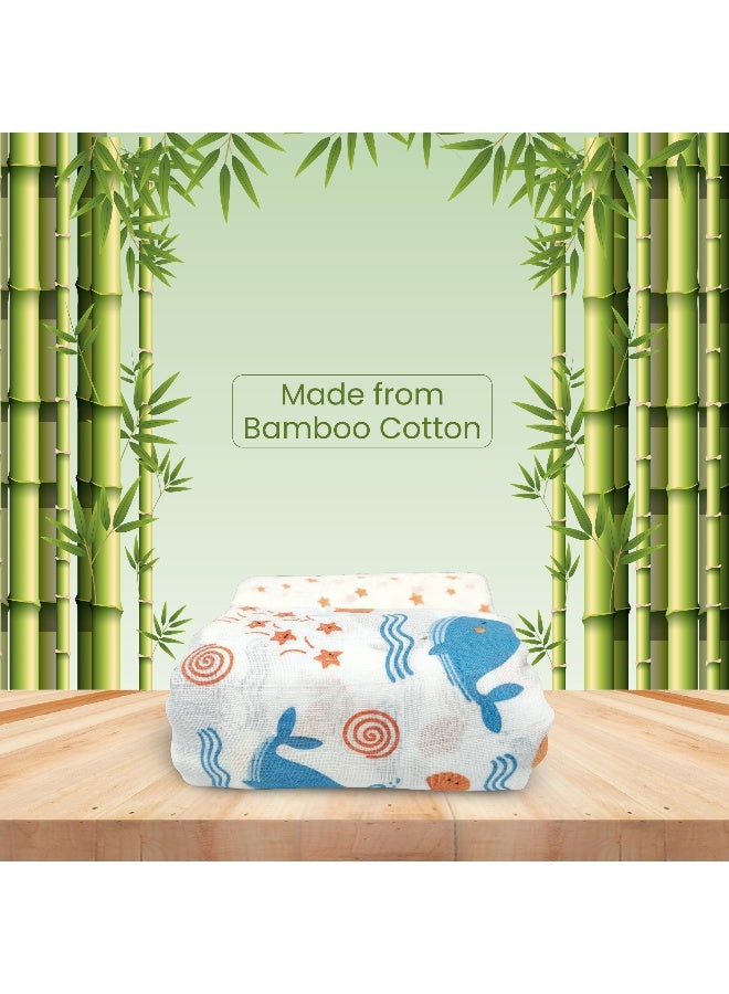Nuluv Whale Swaddle Wrap - Pack of 2 - Image 3