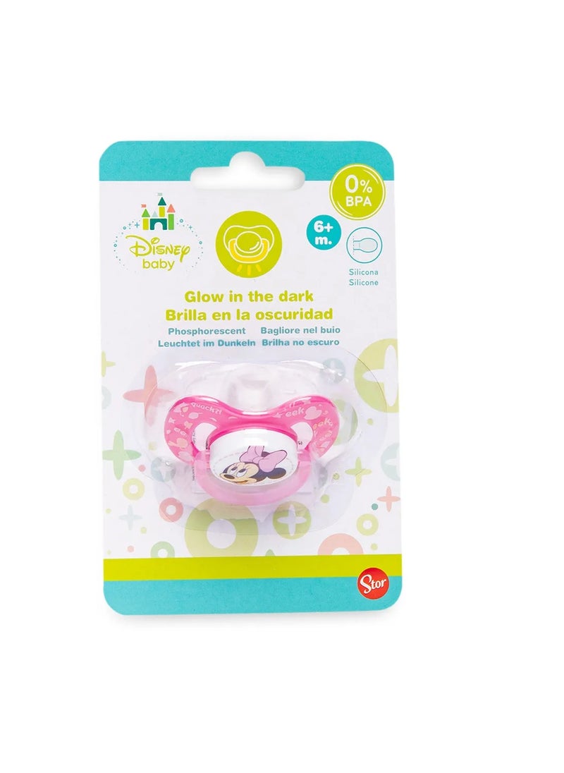STOR MINNIE Baby Symetrical Pacifier - Silicone (6M)  - Image 1