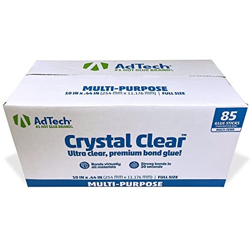 AdTech Hot Glue Sticks 10" Full Size, Clear, 85 Sticks - Image 2