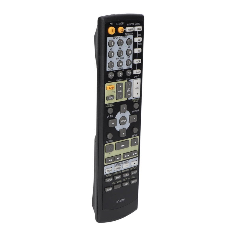 RC 607M AV Receiver Remote Control Eco-Friendly ABS Durable Replacement - Sensitive Buttons Fast Rebound AV Receiver Remote for Onkyo TX-SR503 TX-SR8350 - Image 2