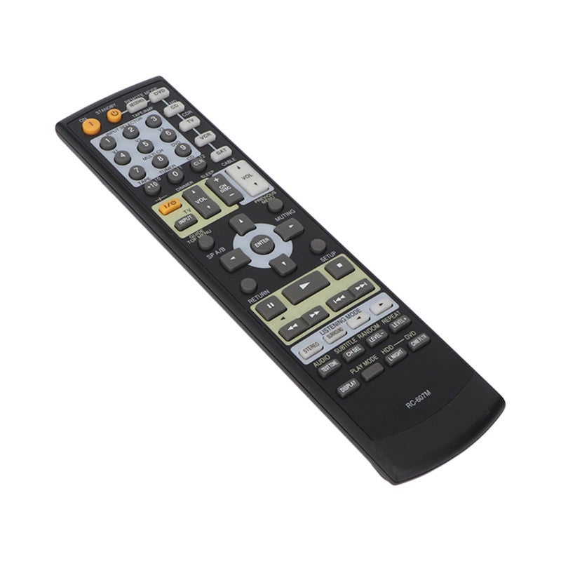 RC 607M AV Receiver Remote Control Eco-Friendly ABS Durable Replacement - Sensitive Buttons Fast Rebound AV Receiver Remote for Onkyo TX-SR503 TX-SR8350 - Image 4
