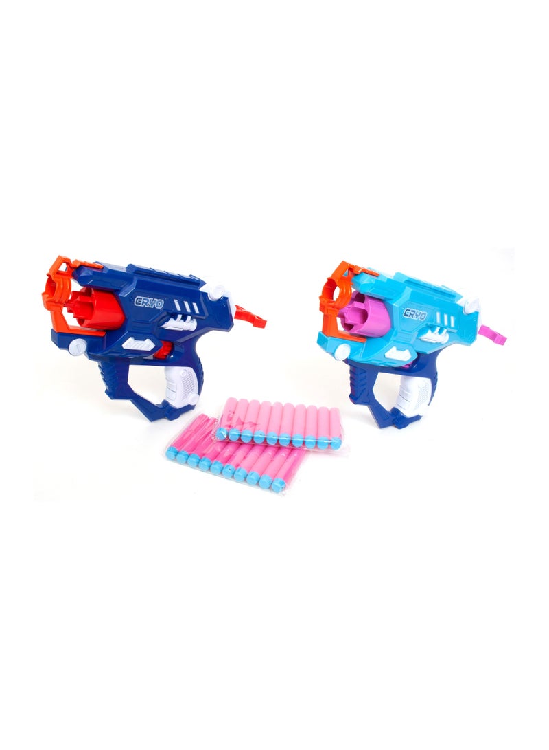 CRYO AGENT -  BATTLE OF GRAVITY 2PC GUN WITH SOFT BULLETS - Image 1