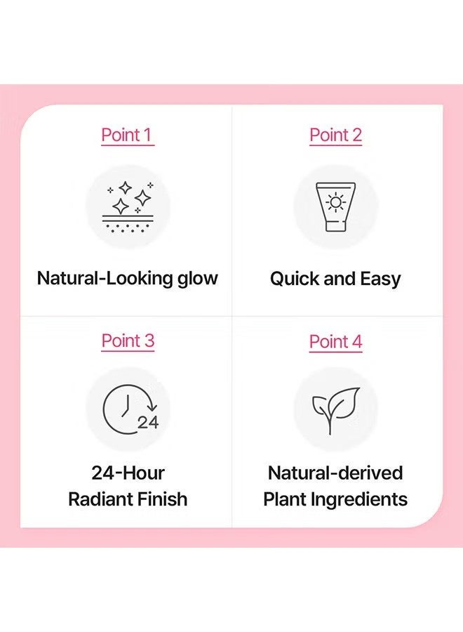 COSNORI Whitening Dress Tone Up Cream 50ML, Quick Skin Tone Balancer, Evens Out Complexion, No Makeup Natural Look, Long-Lasting Hydrating & Sebum Control Face And Body, Brightening Skin For All Skin Types - Image 4