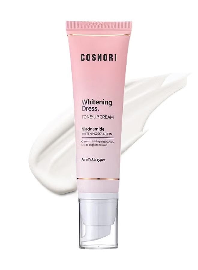 COSNORI Whitening Dress Tone Up Cream 50ML, Quick Skin Tone Balancer, Evens Out Complexion, No Makeup Natural Look, Long-Lasting Hydrating & Sebum Control Face And Body, Brightening Skin For All Skin Types - Image 1