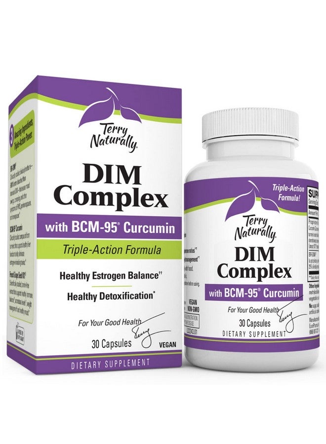Terry Naturally Dim Complex 30 Capsules Support Hormone Balance For Women Of All Ages With Bcm95 Curcumin Nongmo Vegan Gluten Free 30 Servings - Image 2