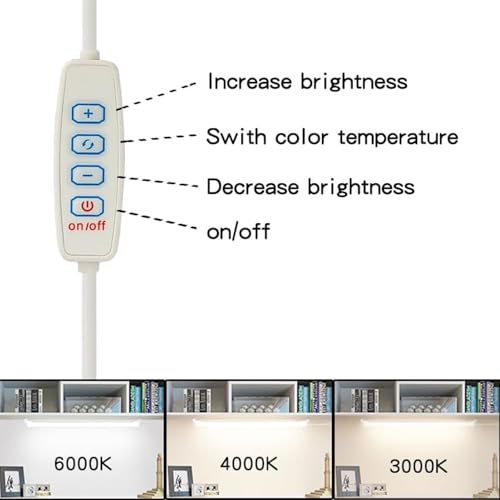 GITGRNTH USB Powered Under Counter LED Light Strip Color Modes, Adjustable Color with Remote & Dimming Control Brightness Plug 10 Level Brightness, 7W Ideal for Kitchen, Closet, or Workspace - Image 3