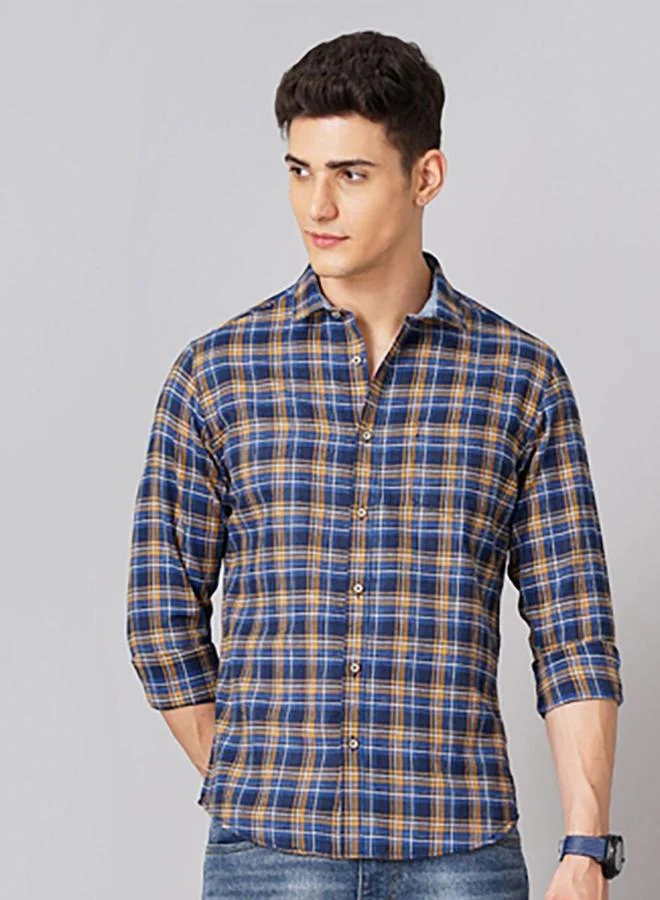 Take Two Men Regular Fit Checkered Casual Shirt By HardSoda