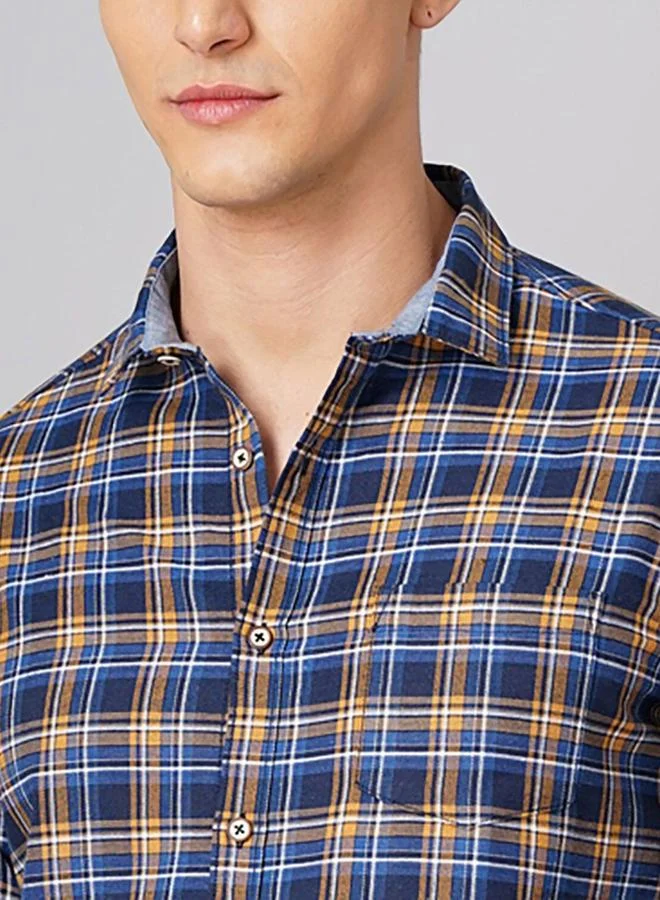 Take Two Men Regular Fit Checkered Casual Shirt By HardSoda