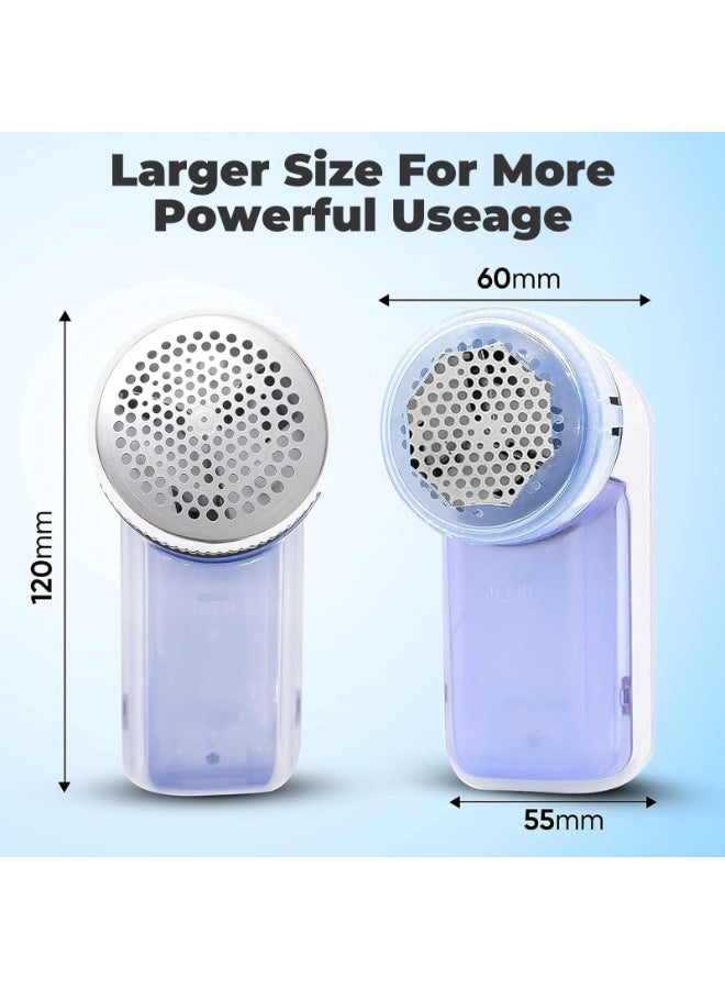NajmStyle Fabric Shaver,Rechargeable Lint Remover Sweater Defuzzer with 3 Free Extra Blade and More Powerful,Bobble Remover for Clothes - Image 4