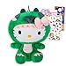 Sanrio Hello Kitty Plushie Set Bundle with 65 Plush Doll in a Dragon Costume Plus Stickers Tattoos More Hello Kitty Plush Toy Stuffed Animal - Image 2