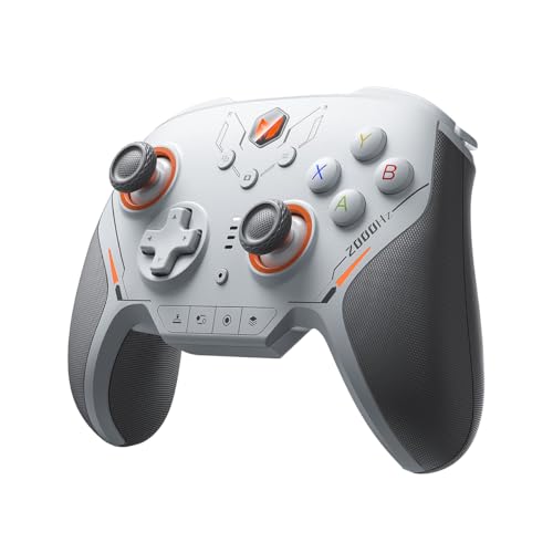 BIGBIG WON BLITZ 2 Pro PC Video Game Controller, TMR Electromagnetic Joystick,2000Hz Wireless Polling Rate,1000Hz Gyroscope,16 Mechanical Buttons,PC+Mobile APP Gamepads for FPS Games-Gray - Image 1