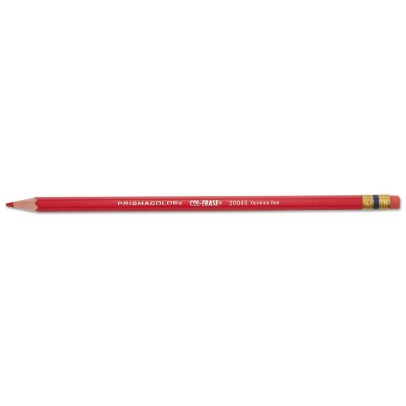 Prismacolor 2 DOZEN Col-Erase Erasable Colored Pencil Carmine Red - Image 4