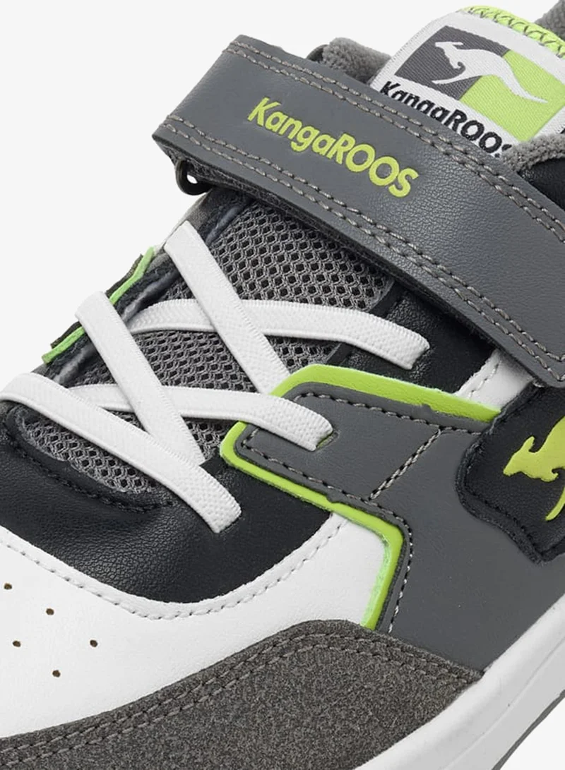 kangaROOS Women's Panelled Sports Shoes With Hook And Loop Closure