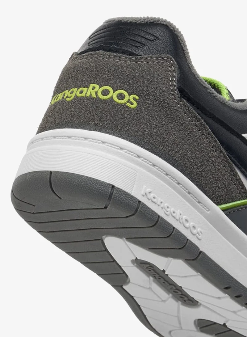 kangaROOS Women's Panelled Sports Shoes With Hook And Loop Closure