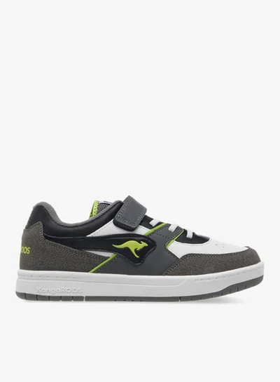 kangaROOS Women's Panelled Sports Shoes With Hook And Loop Closure