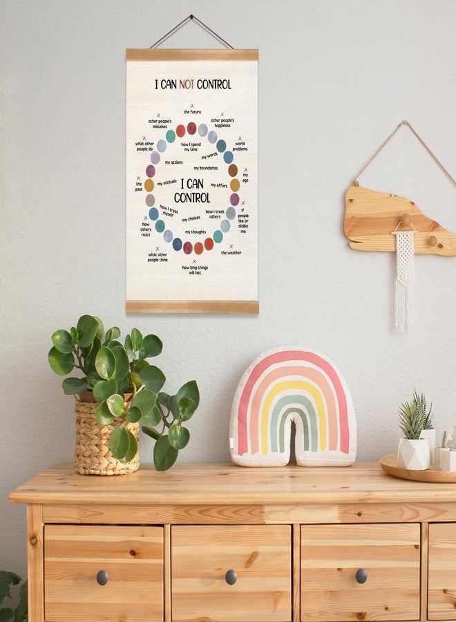 ZTGDA Mental Health Poster Hanger Frame,Control Chart Wall Art Decor, Therapy Office Decor, Counseling Office Must Haves, School Counselor Supplies, Calm Down Corner Wall Art Decor (12x16inch I CAN NOT) - Image 5