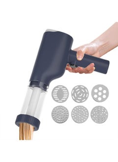 Generic Handheld Pasta Maker, Electric Noodle Maker, Spaghetti Maker, Electric Noodle Cutter | Cordless with 6 Shapes | Portable Dough Press for Spaghetti and Windows | Versatile Kitchen Tools  - Image 1