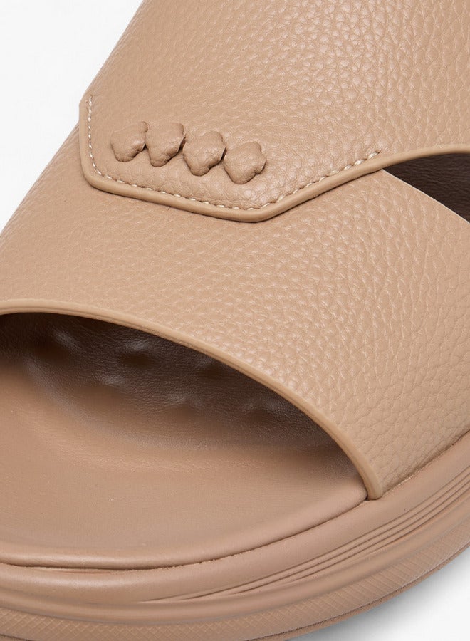 Le Confort Men Textured Slip-On Comfort Sandals  - Image 4