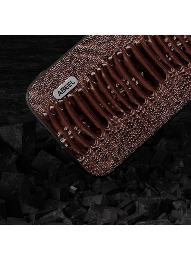 S-TOP Case For Samsung Galaxy S23 FE 5G ABEEL Genuine Leather Weilai Series Phone Case - Image 4