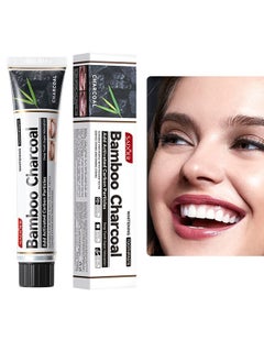 SADOER Bamboo Charcoal Toothpaste, Black Toothpaste, Natural Teeth Whitening, Fresh breath Stain Removing Toothpaste 100g  - Image 1
