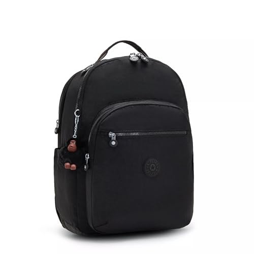 KIPLING KIPLING حقيبة ظهر كيبلينغ النسائية سيول إكسترا لارج 17 بوصة للابتوب، متينة، واسعة مع أحزمة كتف مبطنة، حقيبة - Image 4