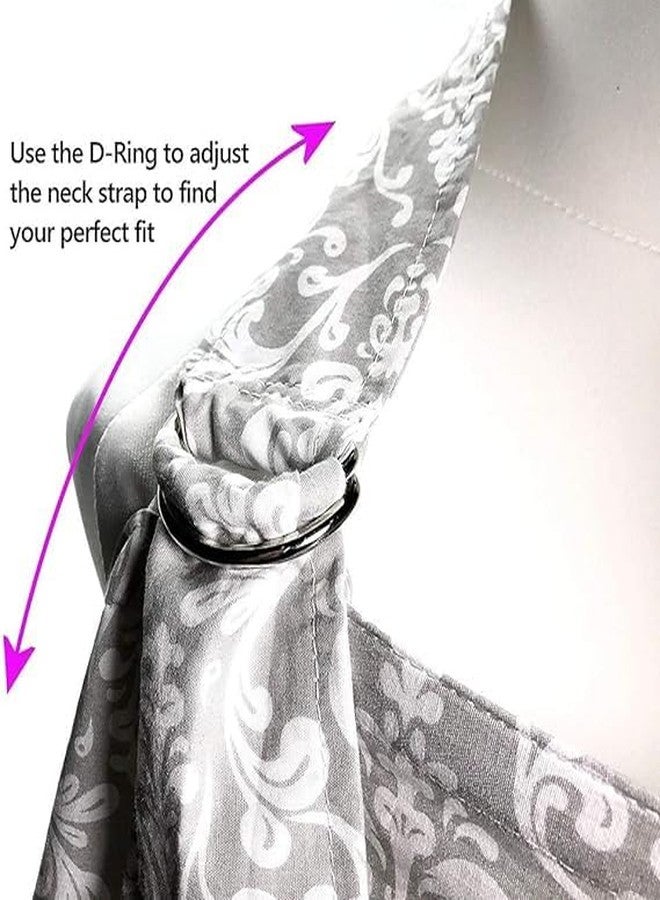 MammaChamp Nursing Breastfeeding Cover Scarf/Shawl/Apron/Cloak Cover for Mother-Baby (Grey) - Image 5