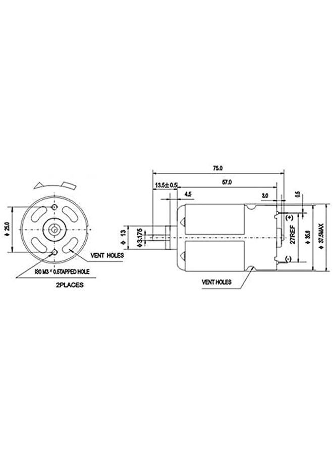14 4V 14 Teeth 9 6mm Shaft RS550 Motor Cordless Drill Screwdriver 550 Motor Gear Projects - Image 3