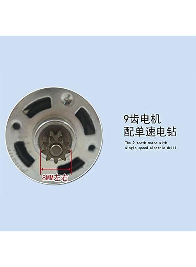 14 4V 14 Teeth 9 6mm Shaft RS550 Motor Cordless Drill Screwdriver 550 Motor Gear Projects - Image 4