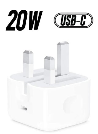 20W USB C PD Fast Charger, Dual Port Type-C QC3.0 Wall Adapter, compatible with iPhone 13/12/12 Mini/12 Pro/12 Pro Max,AirPods Pro (Without Cable, White) - pzsku/Z1DBC8F580E4D69D1E277Z/45/_/1738233636/56edf53e-b1e7-49ed-84b3-eea54c1db5b3