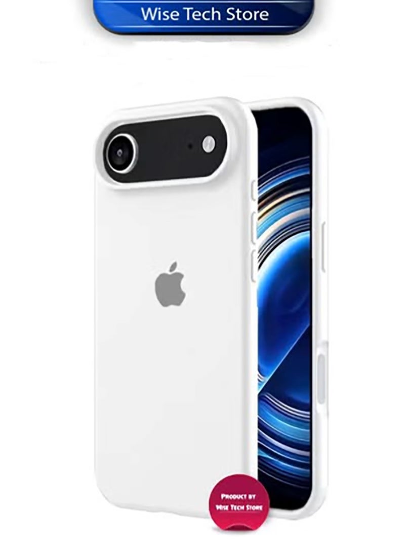 دبليو تيك غلاف واقي عالي الجودة من السيليكون السائل لآيفون 17 إير 5G لعام 2025 (MCRPSN) - أبيض - Image 2
