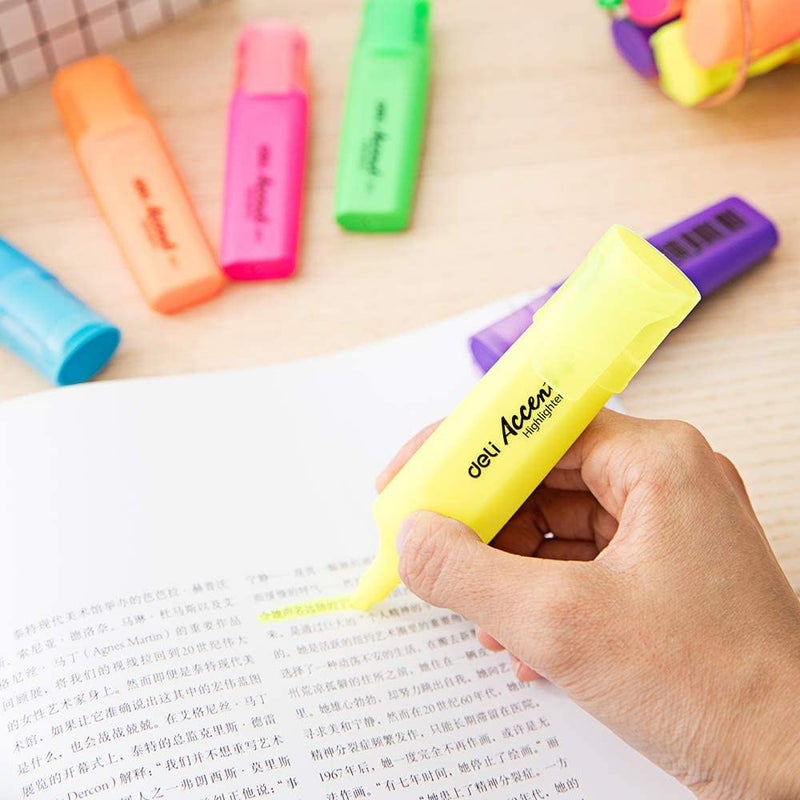 Deli Accent Highlighter Pink - Pack of 1 - Image 5