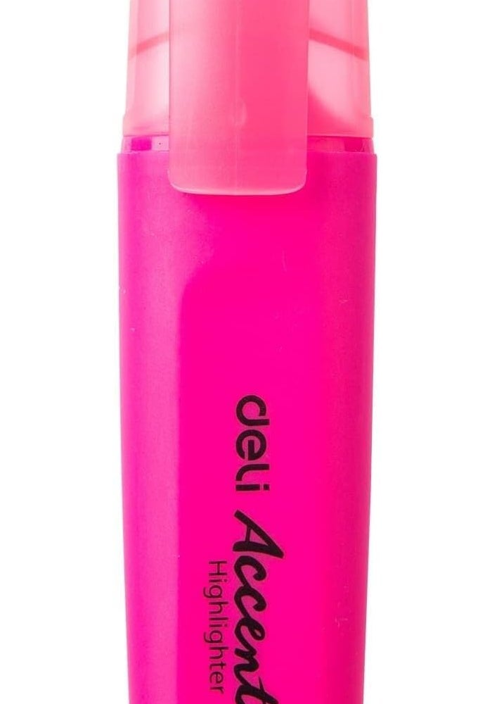 Deli Accent Highlighter Pink - Pack of 1 - Image 2