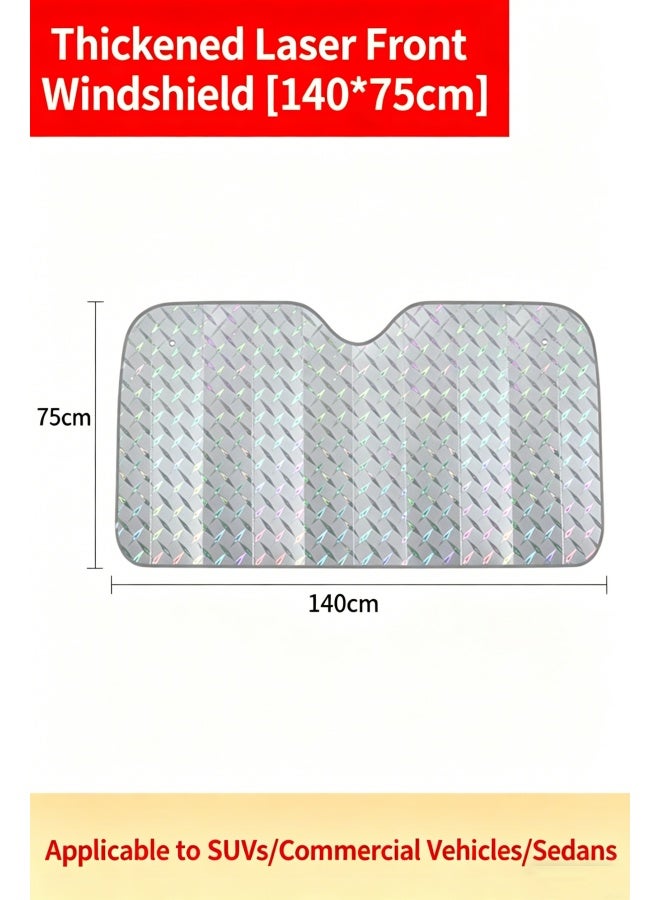 Laser sunshade, car sunshade, windshield sunshade, summer UV insulation sunshade - Image 3