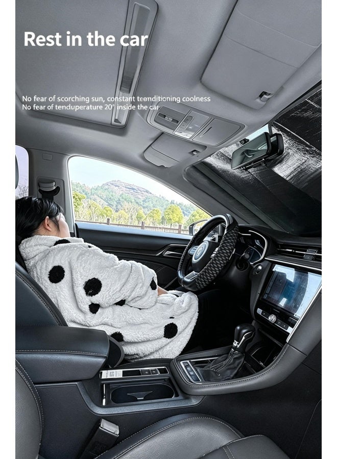 Laser sunshade, car sunshade, windshield sunshade, summer UV insulation sunshade - Image 2