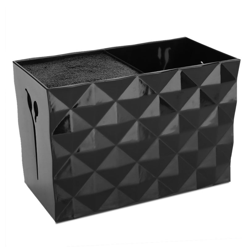 Hairdressing Tools Accessories Storage Box Scissors Comb Hair Clip Dresser Organizer (Black) - Image 3
