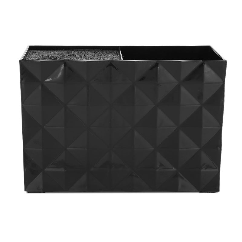 Hairdressing Tools Accessories Storage Box Scissors Comb Hair Clip Dresser Organizer (Black) - Image 2