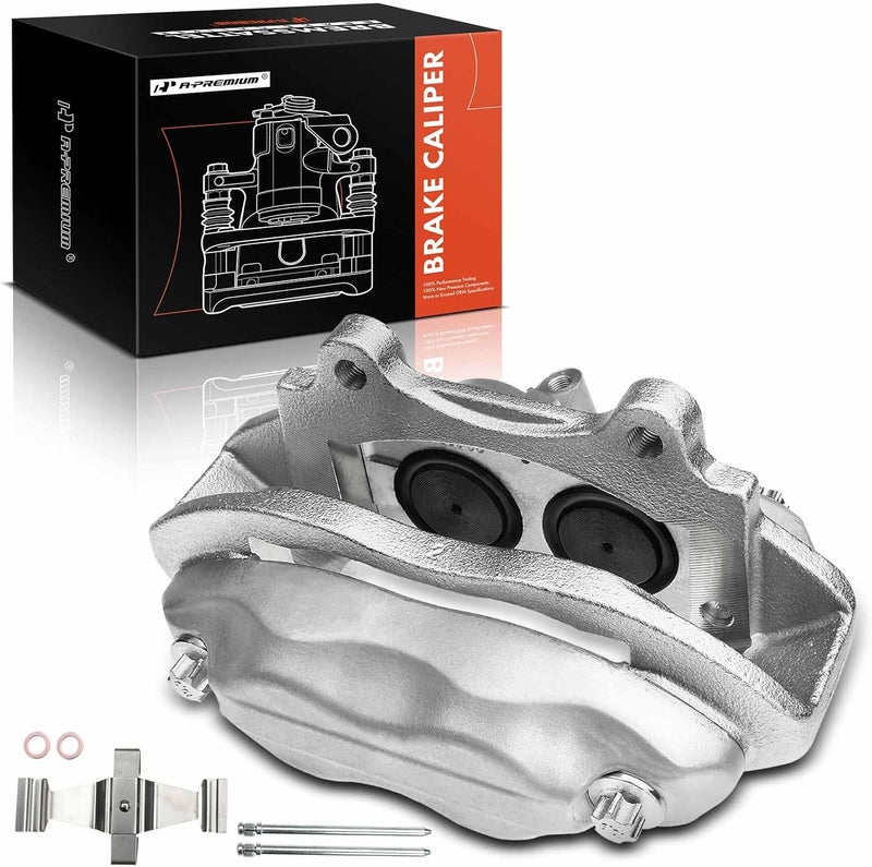 A-Premium Disc Brake Caliper Assembly for Dodge, Chrysler, Jeep, and Mercedes-Benz - Front Passenger - Image 1