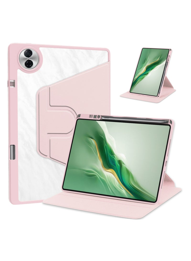 عام متوافق الشرف الوسادة 10 12.1 بوصة 2025 جراب كمبيوتر لوحي مع حامل قلم 360 Rotation دوران والسيارات يستيقظ النوم حامل قابل للطي مع زاوية عرض مرنة - Image 1