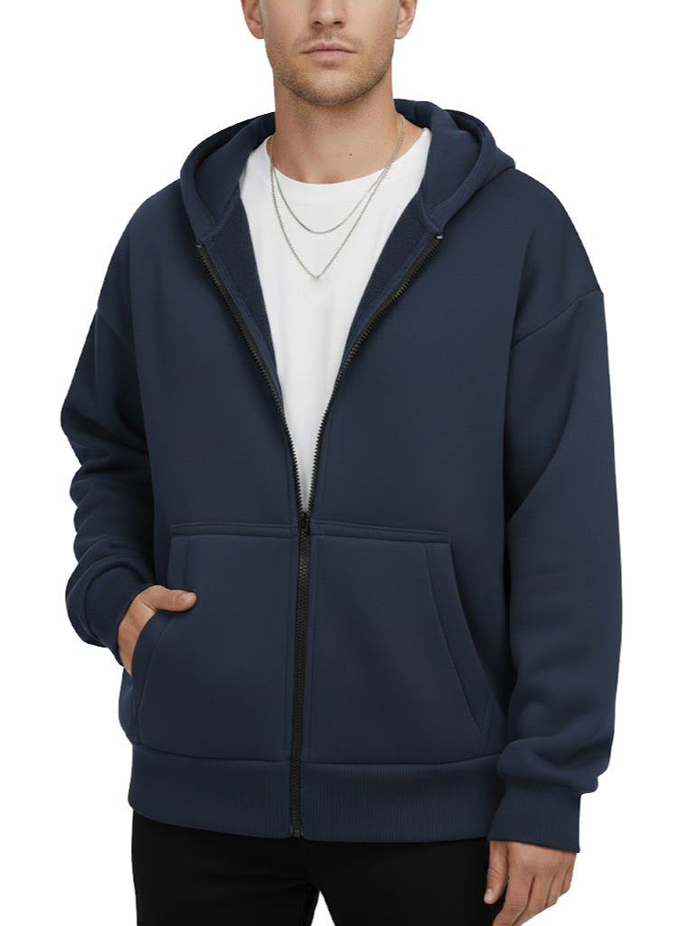 Long Sleeve Casual Solid Basic Hoodie Sweatshirt - Image 1