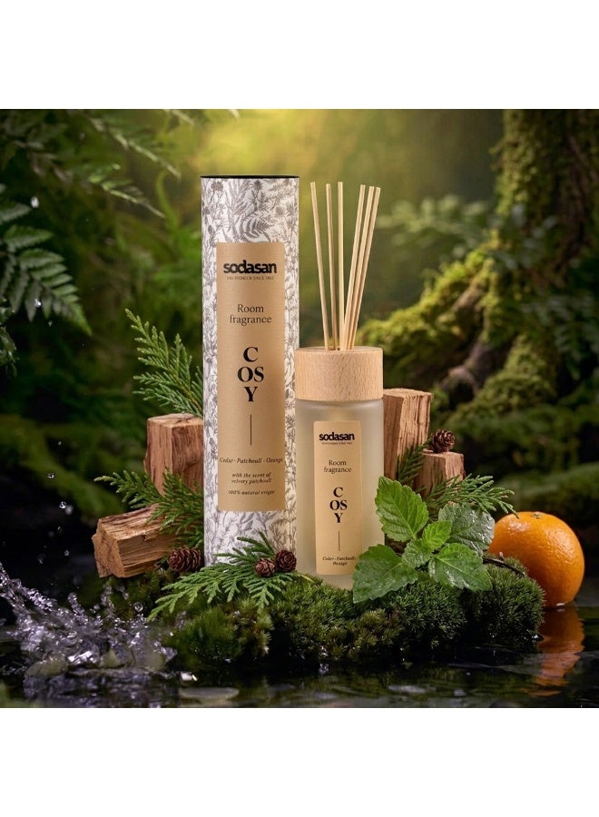 sodasan 100% Natural Room Fragrance - Cedar Patchouli Orange-  COSY  200ML - Image 5