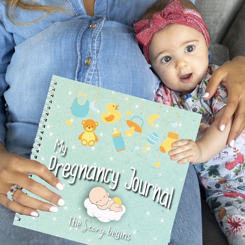 Unconditional rosie My Belly Book - Pregnancy Journal and Baby Memory Book with Stickers - Baby's Scrapbook and Photo Album - Pregnancy Journals for First Time Moms - Pregnancy Journal Memory Book - Image 2