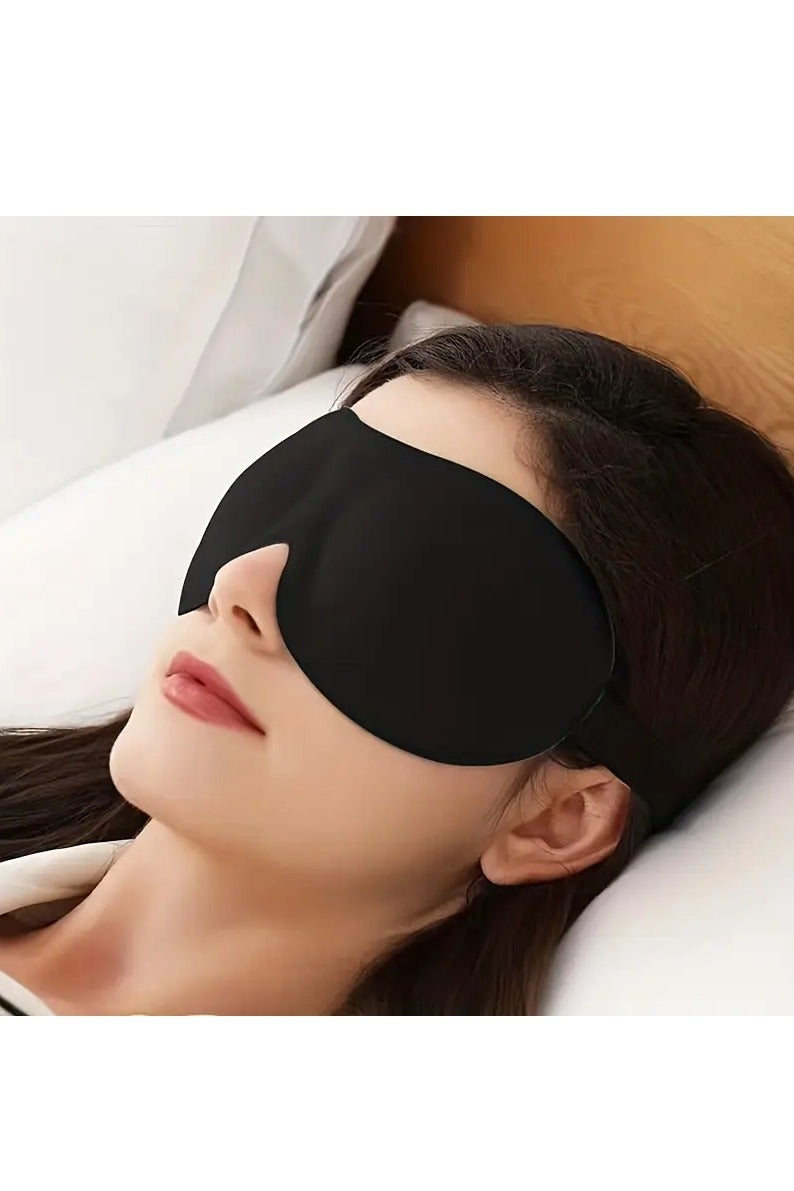 ZedAura 2-Pack Sleep Eye Mask for Women & Men – 3D Contoured & Natural Silk Eye Masks for Sleeping, 100% Light Blocking, Adjustable Strap, Ultra Soft & Breathable for Travel, Nap, Meditation, Night Shift - Image 2