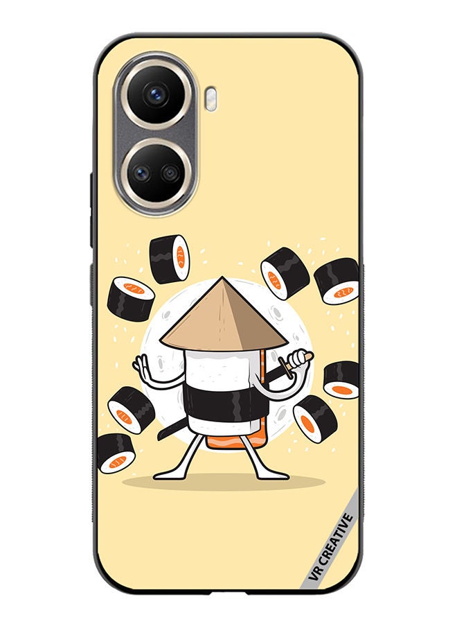 VR CREATIVE Protective Case Cover For Huawei Nova 10 SE Samurai Sushi Design Multicolour - Image 1