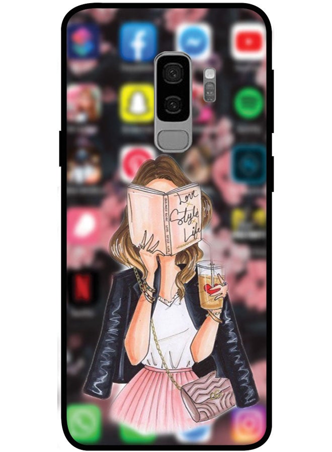 EYE CATCH Protective Case Cover For Samsung Galaxy S9 Plus Smart Series Printed Protective Case Cover for Samsung S9 Plus Love Style Life - Image 1
