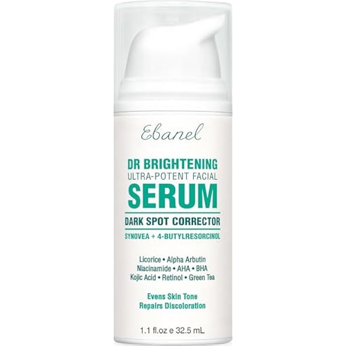 Ebanel Dark Spot Remover for Face & Body, Brightening Serum with Synovea HR, Alpha Arbutin, Niacinamide, Kojic Acid, Dark Spot Corrector for Hyperpigmentation, Discoloration, Melasma and Age Spots - Image 1