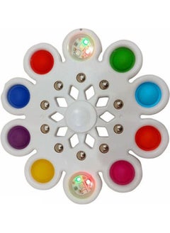 Simple Dimple Big With Light Fidget Toys Spinner 10 Buttons