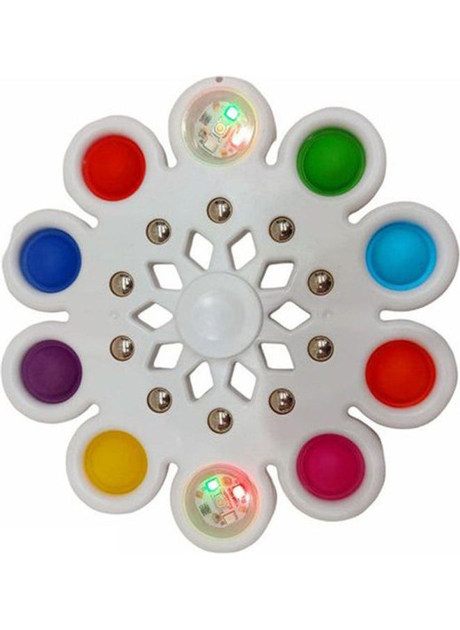 Generic - Simple Dimple Big With Light Fidget Toys Spinner 10 Buttons - Image 1