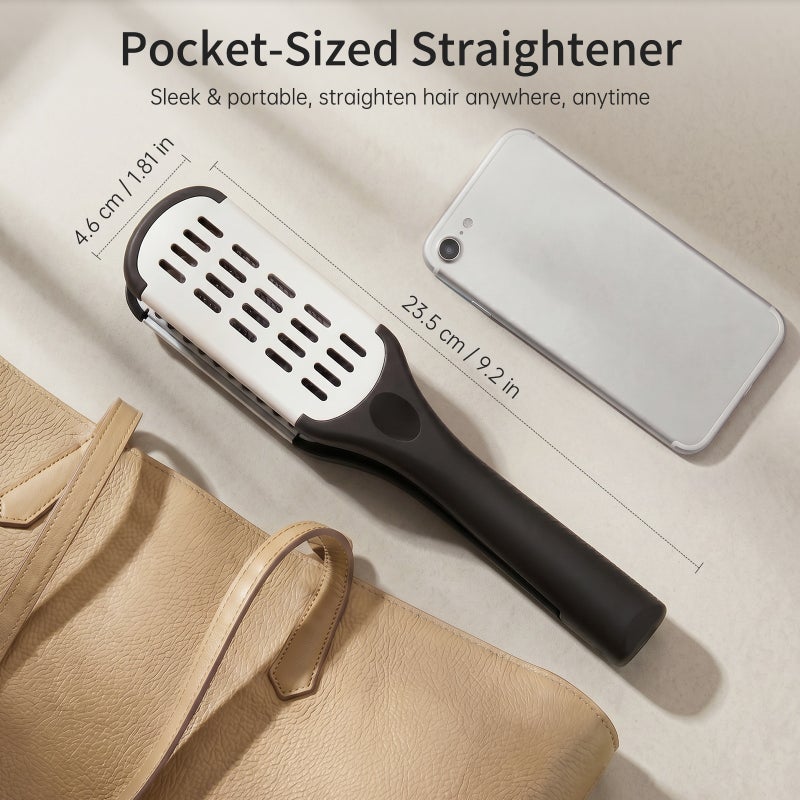 Hair Straightener Professional Hairdressing Tool Duplex Brush Hair Straightening Clamp - Image 3