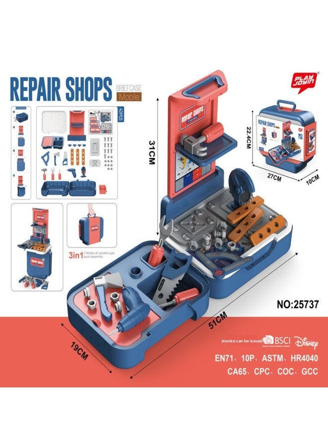 Special Tools Dressing And Hairdressing Medical Tools Kitchen Supermarket Briefcase Set Simulation Play-house Toys-Specifications:25734 - Image 5