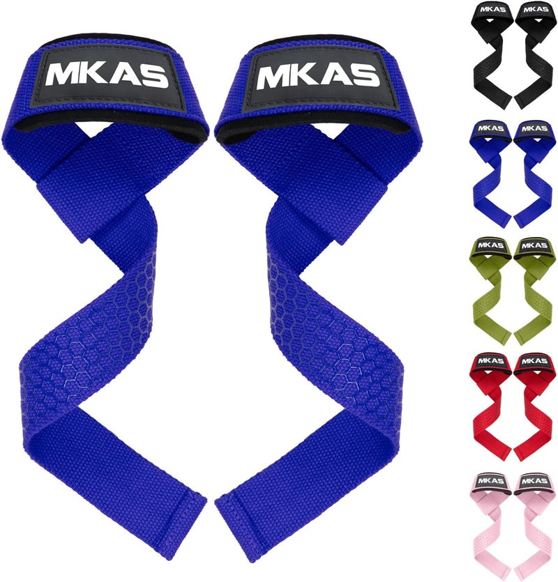 Goodern Lifting Wrist Straps,Lifting Straps for Weight Lifting,Bodybuilding, Powerlifting and Deadlifting,23'' Lifting Straps With Soft Padded Neoprene Cotton,Training Hand Bar Straps for Men & Women - Image 1